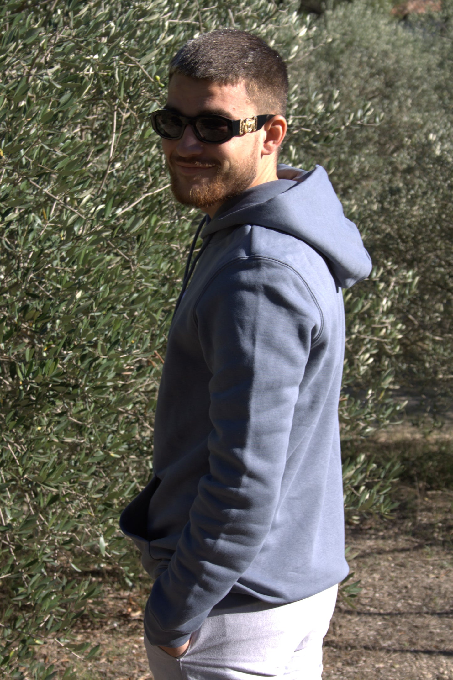 Sweat à capuche unisexe - Mineral Grey